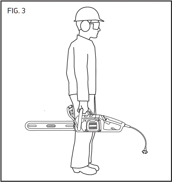 OREGON CS1400-091 Corded electric Chainsaw 05