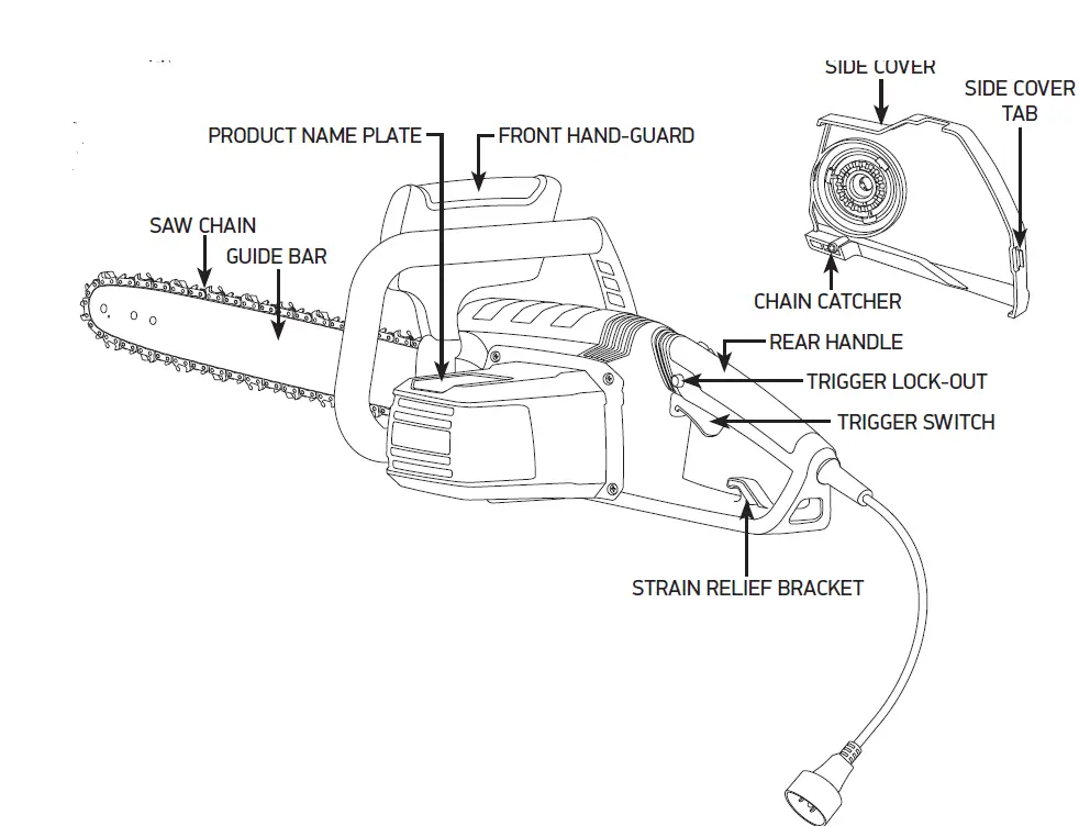 OREGON CS1400-091 Corded electric Chainsaw 28
