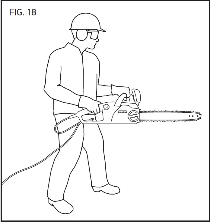 OREGON CS1400-091 Corded electric Chainsaw 44