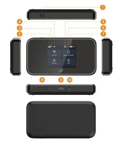 HUAWEI SRT873 MiFi 5G Router fig 1