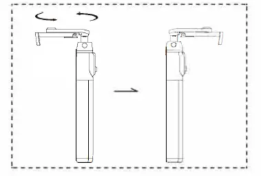 simorr ST20 Pro Portable Selfie Stick Tripod FIG 4