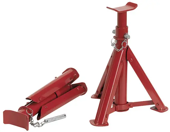 SEALEY AS2000F.V2 Folding Axle Stands (Pair) 2tonne Capacity Per Stand