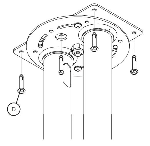 Neomounts-PLASMA-C100-Monitor-Ceiling-Mount-fig-2