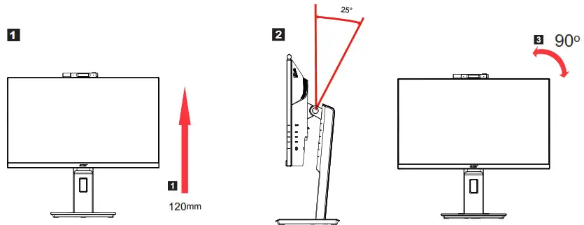 Acer LCD Monitor - Monitor Pivot