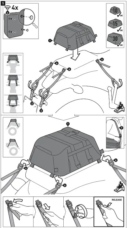 SW-MOTECH HTA.19.806.10000 SLC Side Pannier Holder - FIG10