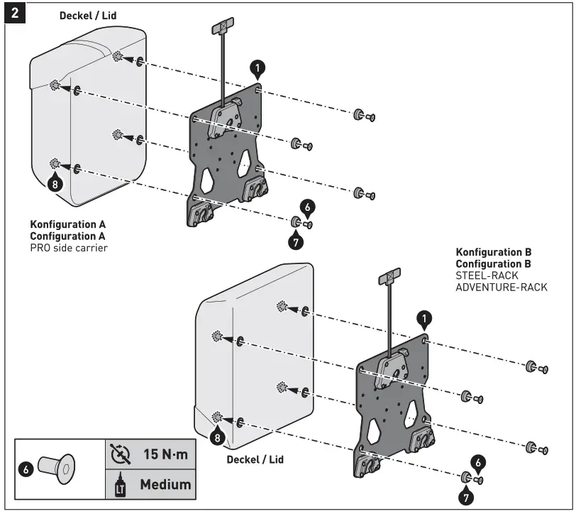 SW-MOTECH HTA.19.806.10000 SLC Side Pannier Holder - FIG6