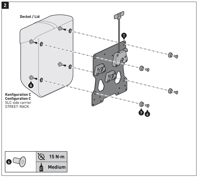 SW-MOTECH HTA.19.806.10000 SLC Side Pannier Holder - FIG7