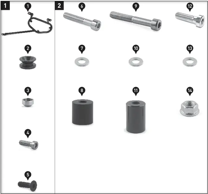 SW-MOTECH HTA.19.806.10000 SLC Side Pannier Holder