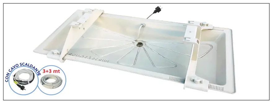 Tecnosystemi 11100100F Condensate Gathering Basin - OSAT COMPONENT4