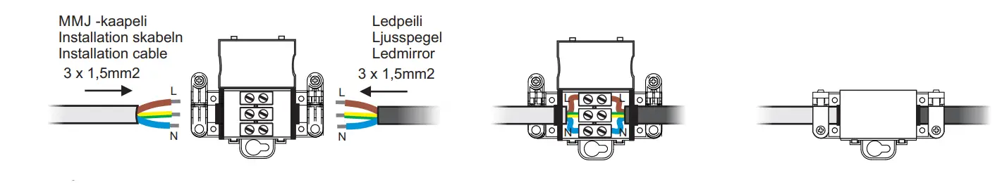 NETRAUTA FI 123995 LED Mirror Frost Lux 600x700 Chrome with Socket fig 3