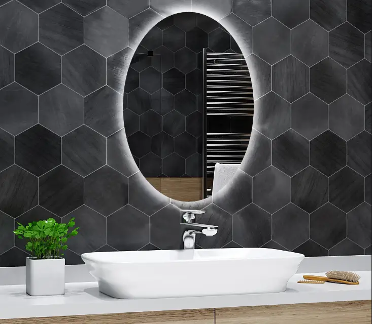 NETRAUTA FI 123995 LED Mirror Frost Lux 600x700 Chrome with Socket produvct