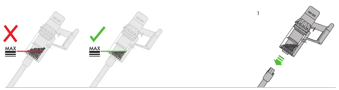 dyson Vacuum Cleaner - Emptying your clear bin 1