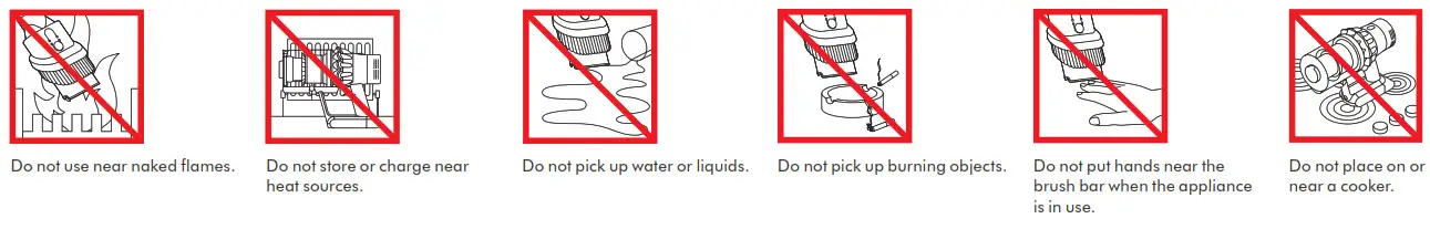 dyson Vacuum Cleaner - IMPORTANT SAFETY