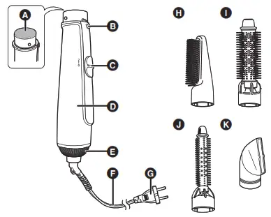 Panasonic EH KE46 Hair Styler - fig 8