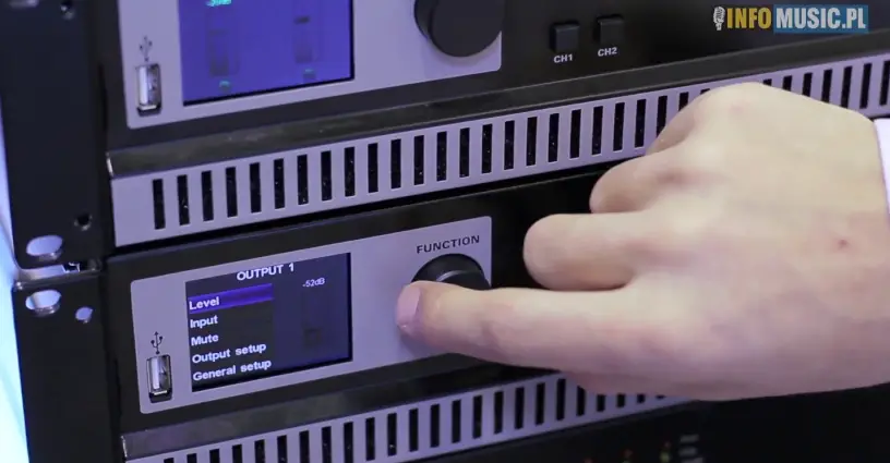 Audac Amp523 Web-based Mini Stereo Amplifier User Manual