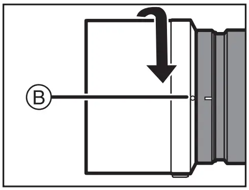 Attaching the lens hood