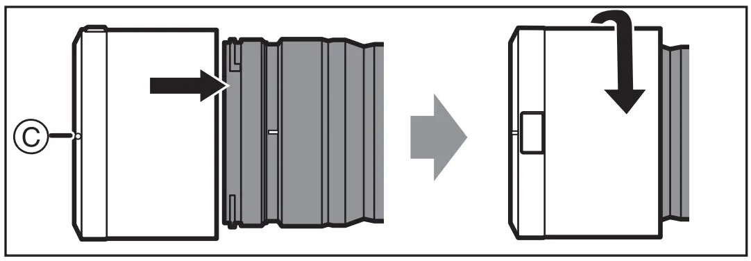 Removing the lens hood