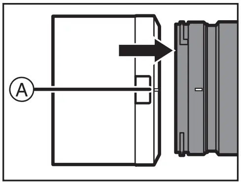 Attaching the lens hood