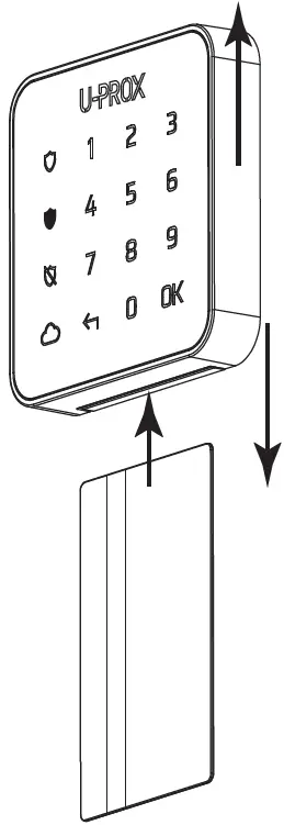 U-PROX G1 Wireless Touch Mini Keypad 04