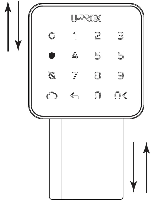 U-PROX G1 Wireless Touch Mini Keypad 11