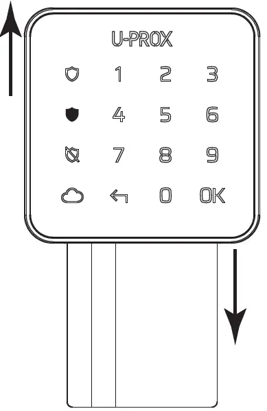 U-PROX G1 Wireless Touch Mini Keypad 17