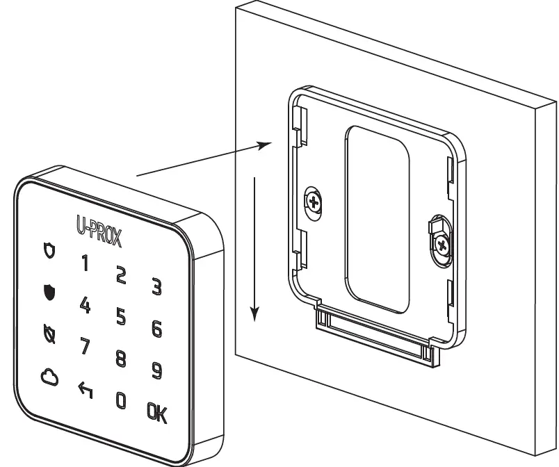 U-PROX G1 Wireless Touch Mini Keypad 20