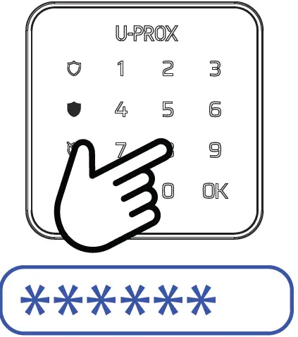 U-PROX G1 Wireless Touch Mini Keypad 20