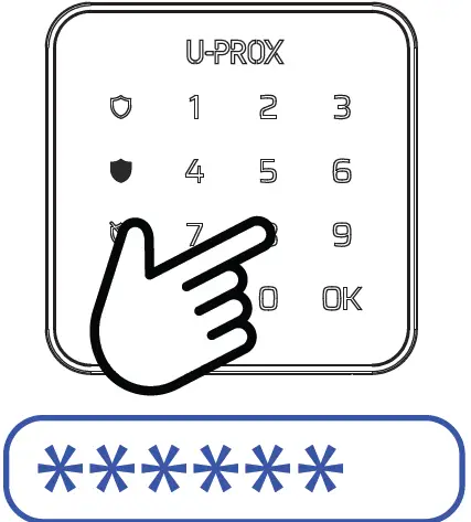 U-PROX G1 Wireless Touch Mini Keypad 30
