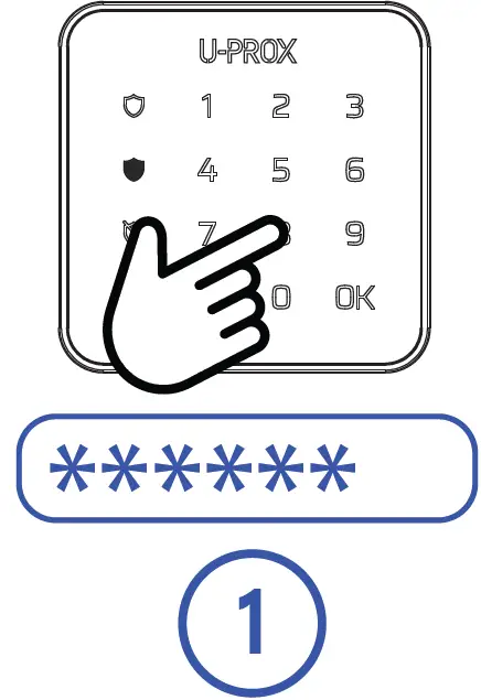U-PROX G1 Wireless Touch Mini Keypad 34