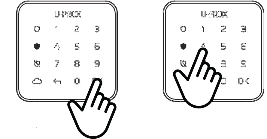 U-PROX G1 Wireless Touch Mini Keypad 42