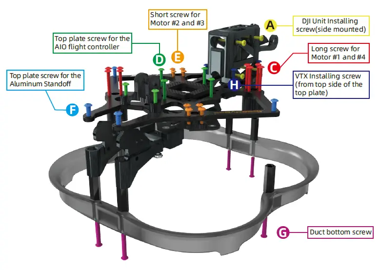 SpeedyBee Flex25 2.5-inch Frame Kit 21