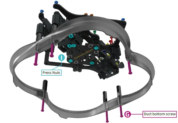 SpeedyBee Flex25 2.5-inch Frame Kit 22