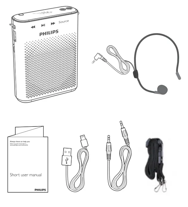 PHILIPS CN-SBM210 Portable Microphone Loudspeaker - fig 1