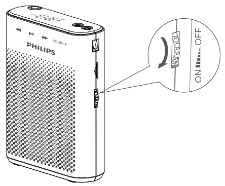 PHILIPS CN-SBM210 Portable Microphone Loudspeaker - fig 5