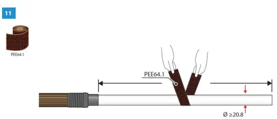 ENSTO COT1.4202L Cold Shrink Outdoor Termination-13