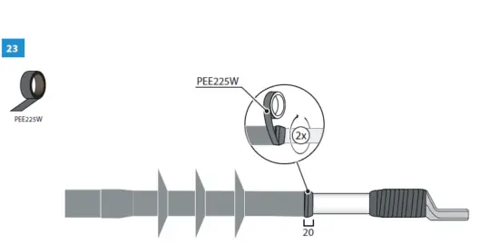 ENSTO COT1.4202L Cold Shrink Outdoor Termination-26