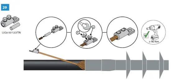 ENSTO COT1.4202L Cold Shrink Outdoor Termination-32