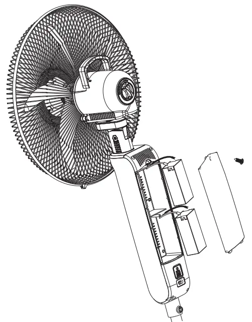 technical pro OFB18M 18 Inch Rechargeable Floor Fan - Fig 5