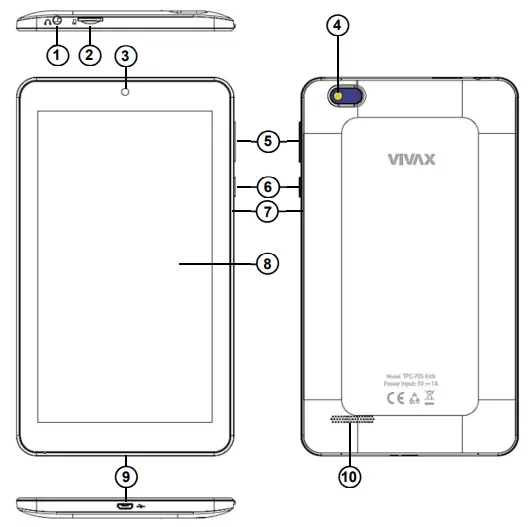VIVAX-TPC-705-Kids-Tablet-FIG-1