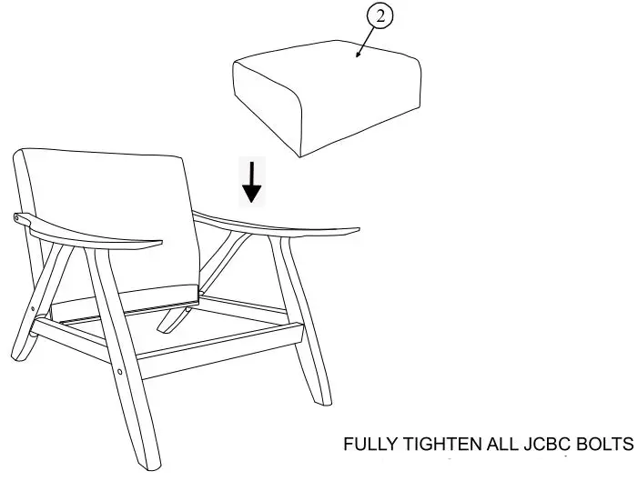 Levine 194S1138BR Accent Chair - Step 4-1
