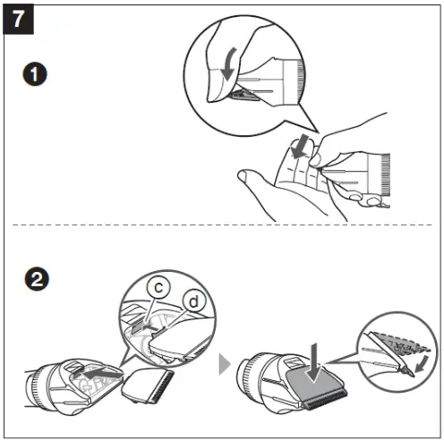 Panasonic ER-CTW1 Trimmer Head-13