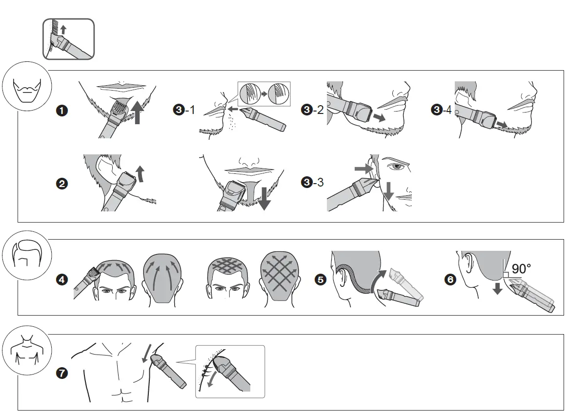 Panasonic ER-CTW1 Trimmer Head-2