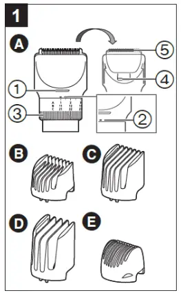 Panasonic ER-CTW1 Trimmer Head-7