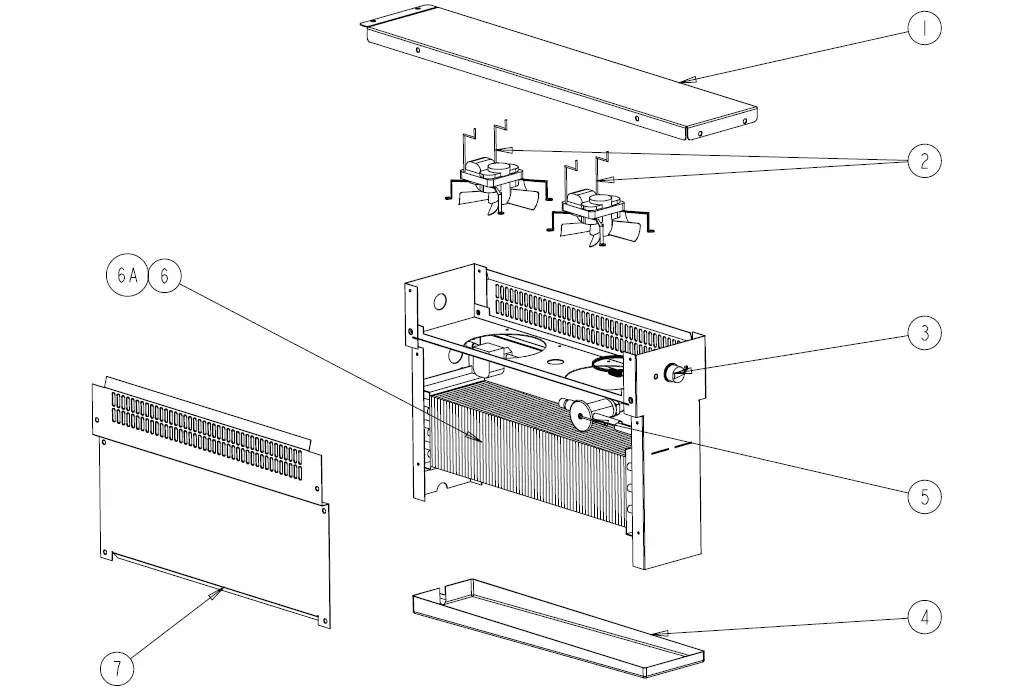 randell PP MNL1712 20000 Series Self-Contained Low Profile Equipment Tables fig 5
