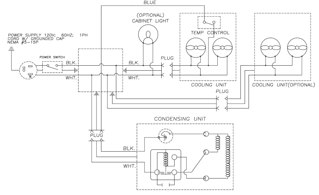 randell PP MNL1712 20000 Series Self-Contained Low Profile Equipment Tables fig 7