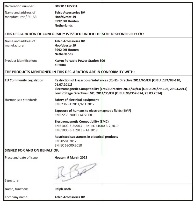 xtorm AXP300U Portable Power Station - Figure 8