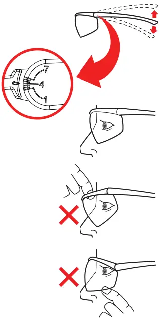 Lens Angle Adjustment