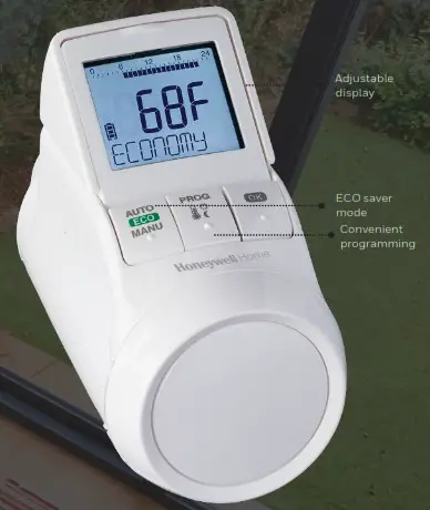 Honeywell Home HR90 TheraPro Radiator Controller - USER-FRIENDLY