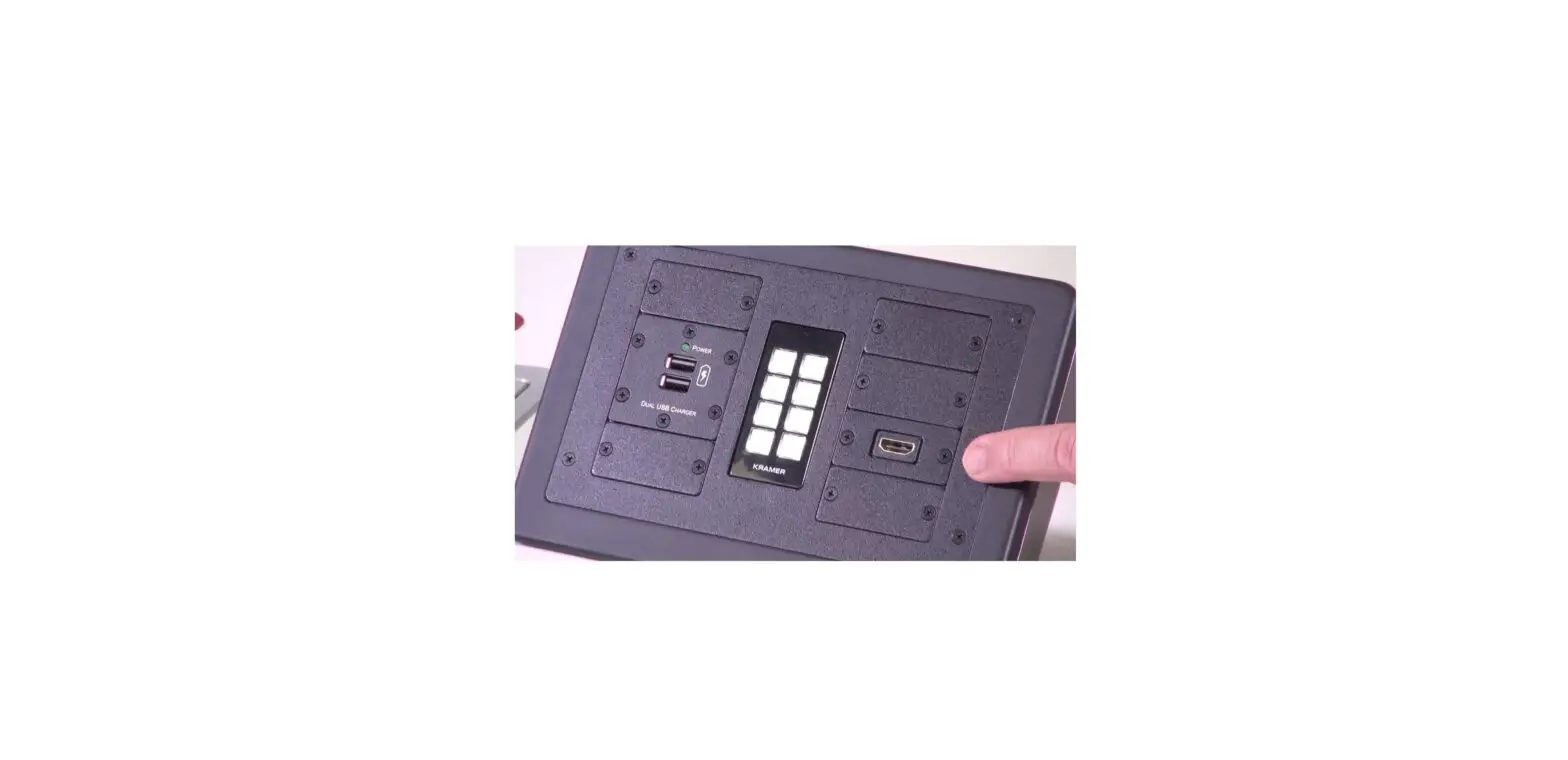 Kramer K-pod303 Desk And Table Mounting Enclosure Instruction Manual