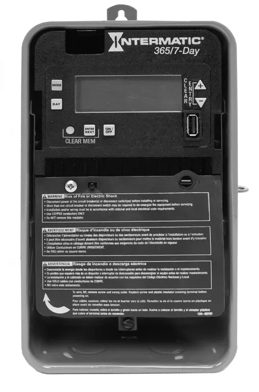 INTERMATIC ET2705C Electronic 1 Circuit 7 Day Time Switch - Description